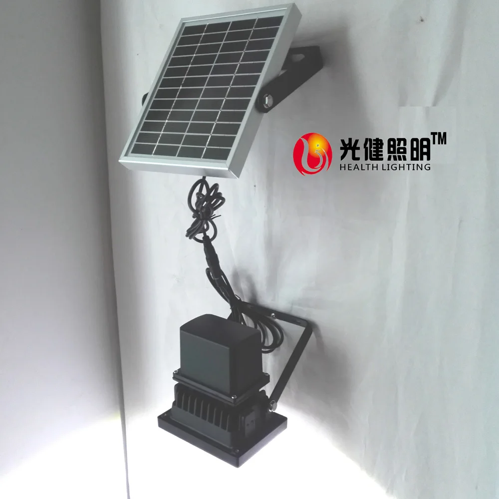 

10W light control solar light automatic operate to turn on and turn off and charging light sensor light photoswitch light