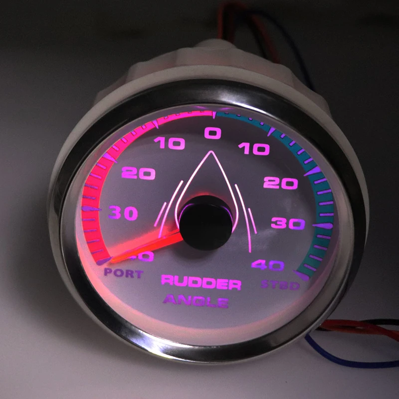 WXQ-XQ Instrument Panel 85mm Marine Rudder Angle Indicator 0-190ohm Rudder Angle Sensor for Engines Ships Modified Cars WXQ-XQ Instrument Panel 85mm Marine Rudder Angle Indicator 0-190ohm Rudder Angle Sensor for Engines Ships Modified Cars