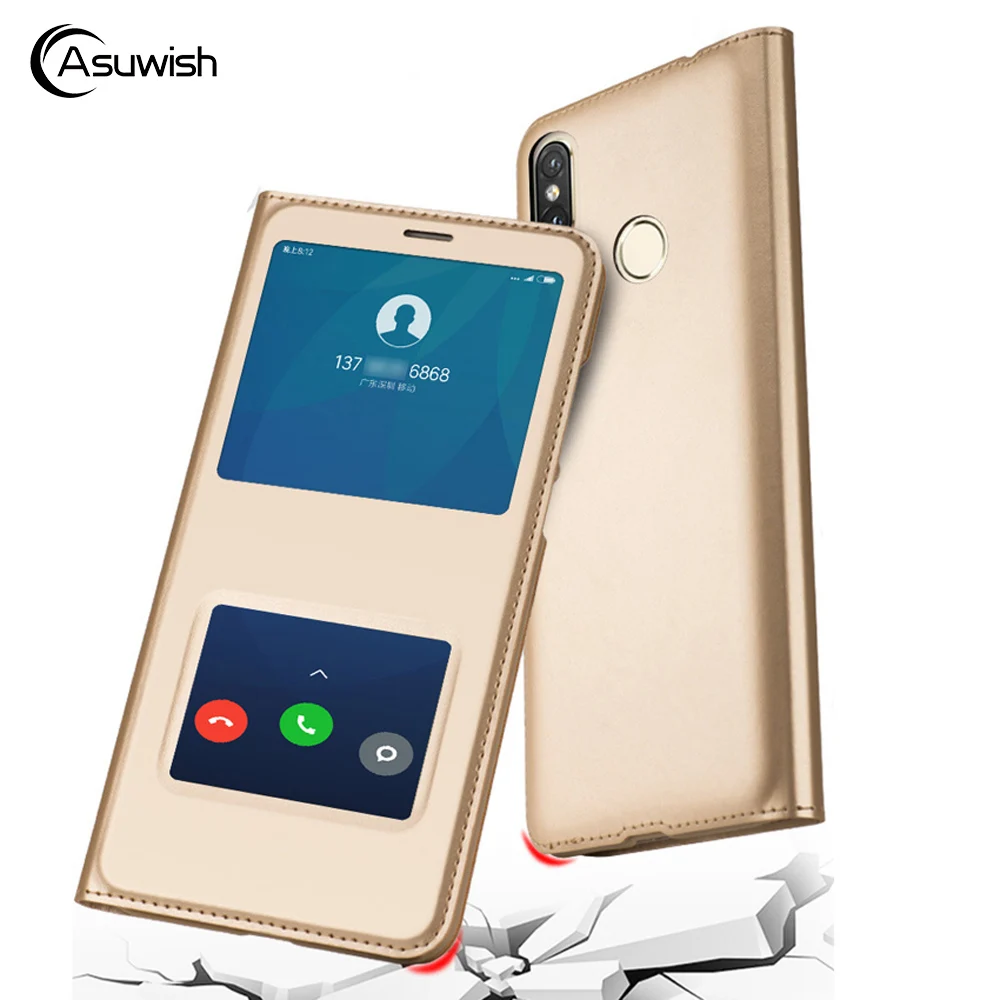Чехол книжка кожаный для Xiaomi Mi A2 Lite 6x2 Mi6x Mia2 Redmi 5 Plus 6 Pro A 6A Redmi5 Redmi6 6pro Redmi6A|Бамперы| |