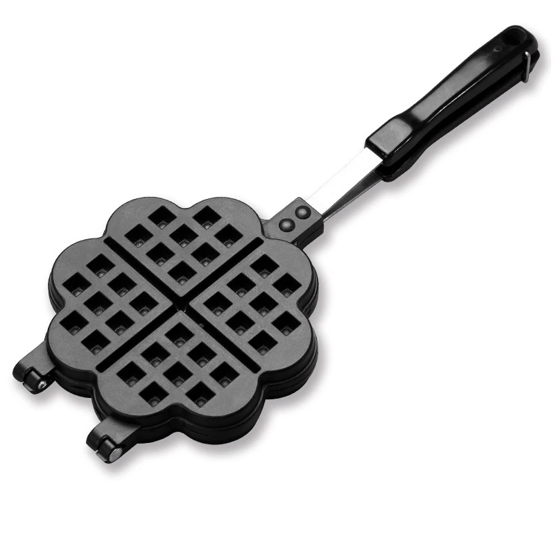 DMWD DIY Heart Shape Waffle Makers for Kids Cake Mould Metal Waffle
