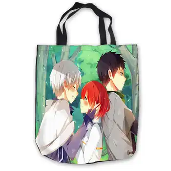 

Custom Canvas snow-white- (1) Tote Hand Bags Shopping Bag Casual Beach HandBags Foldable 180911-02-68