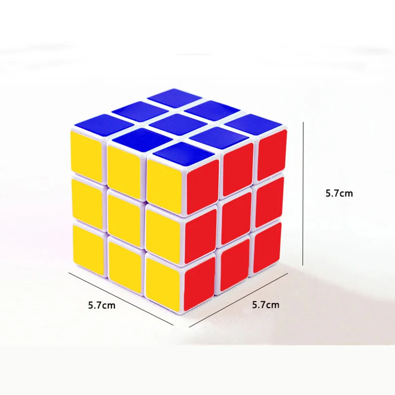 5,7 см Профессиональный Головоломка Куб игра игрушка 3x3x3 Скорость для Magic Cube Стикеры для детей и взрослых, Обучающие игрушки E-M010