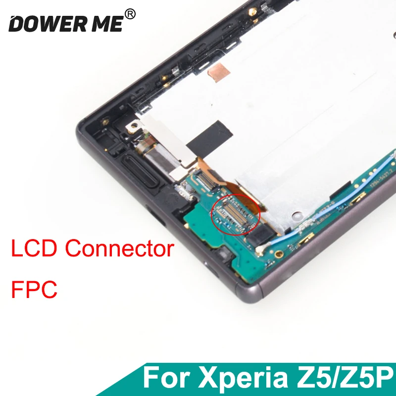 Dower Me ЖК-дисплей гибкий кабель FPC разъем клип разъем для sony Xperia Z5 E6633 E6653/83 Z5 Premium Z5P Plus E6883/53/33