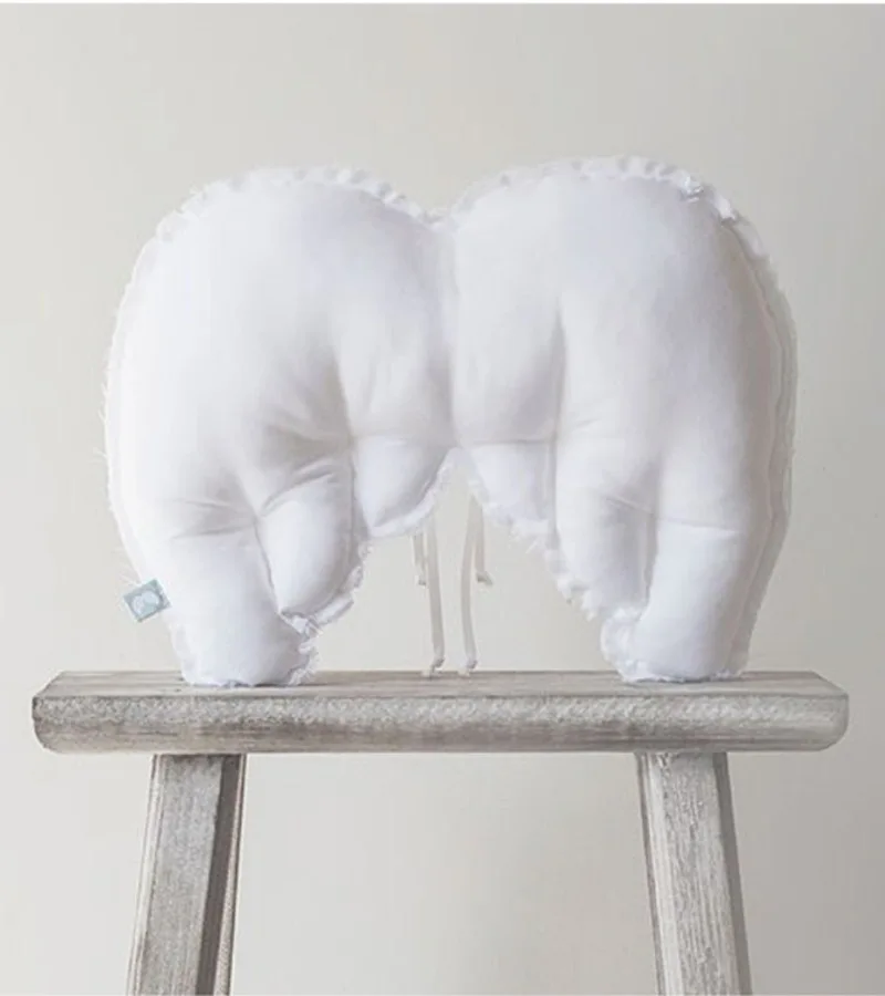 Nordic INS Baby Angel Wings Pillow Dolls Children Back Pillow Toys Cute