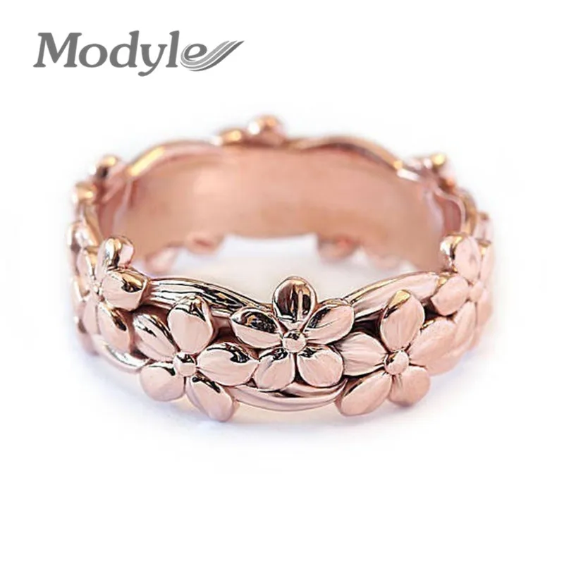 Mostyle, женское милое кольцо на палец в виде цветка маргаритки, винтажное розовое золото, обручальные кольца для женщин, модное свадебное ювелирное изделие, лучший подарок