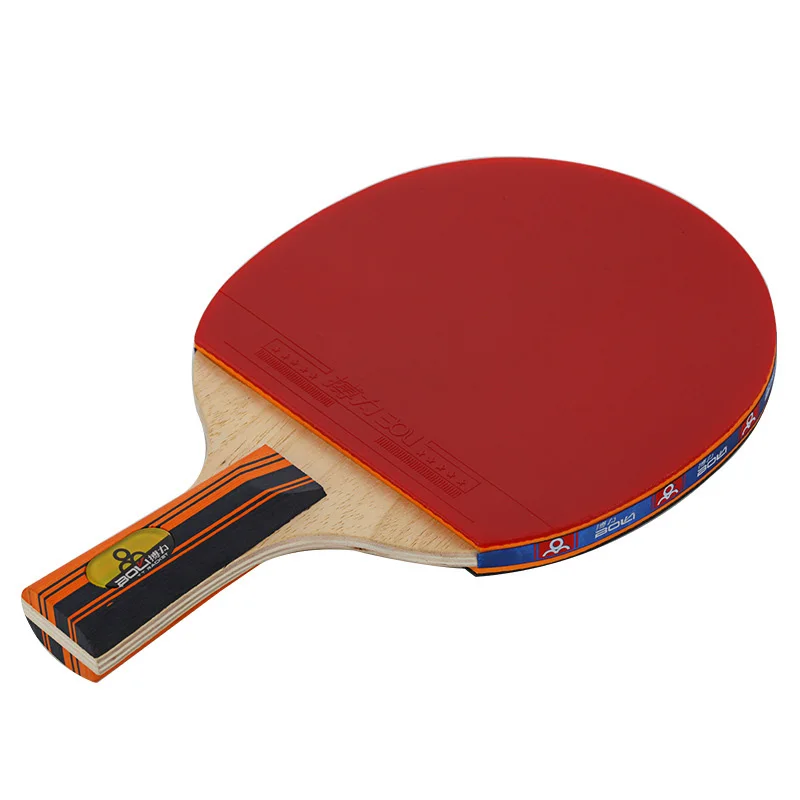 1 مجموعة مضرب ترابيزة تنس مضرب طويلة مقبض قصير بينغ بونغ مضرب الجدف ممارسة البثور في مع 3 كرات حقيبة حمل للمبتدئين