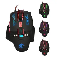 7D Buttons 4000DPI Optical Wired Gaming Mouses High-end Players Colorful LED Mechanical Mouse For Tablet Laptop PC Gamer May29