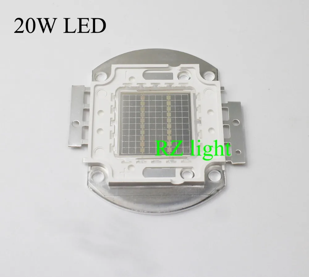 High Power LED Chip 20W Cyan COB Beads Bulb 490nm Epileds for DIY Floodlight Spotlight | Освещение