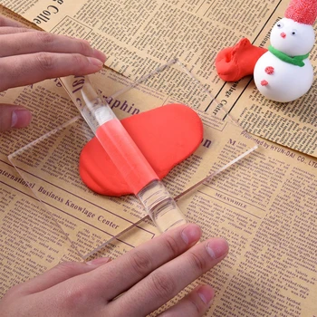 

Pottery Clay Roller Acrylic Clay Roller DIY Clay Acrylic Bar Color Soft Clay Rolling Tools