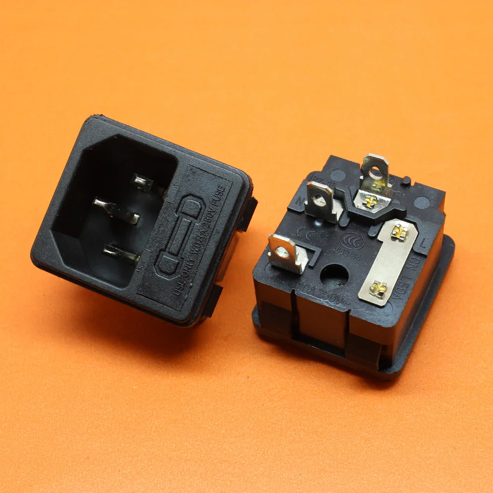 

1x Conversion socket AC power socket Terminals Product word Block With fuse holder DC seat