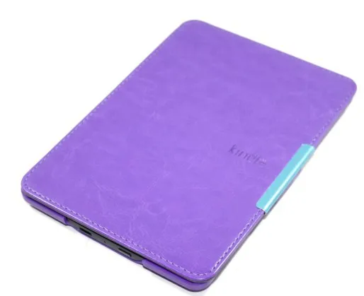 Gligle дизайн кожаный чехол для kindle 5/4 Ereader " чехол для kindle 5 электронная книга 7 цветов 200 шт/партия - Цвет: purple