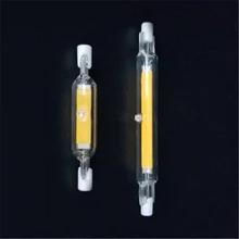 LED 118 milímetros tubo de vidro 78 R7S mm escurecimento em vez de uma halógena cob lâmpada 110 V/220 V poderoso R7S CONDUZIU a lâmpada de poupança de energia