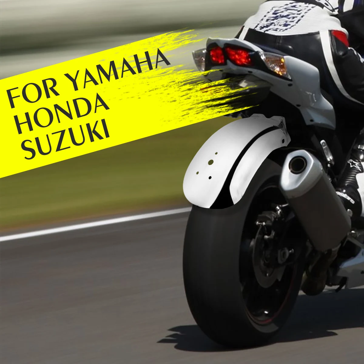 

42cm/16.54inch Universal Motorcycle Rear Fender Flares Mud Flaps Mudguard Mud Splash Guard for Honda/Suzuki/Yamaha/Chopper
