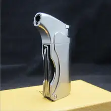 Один огонь непосредственно к прикуривателю, надувная зажигалка, четыре в одном инструмент с трубой, честная газовая зажигалка, сигарный инструмент