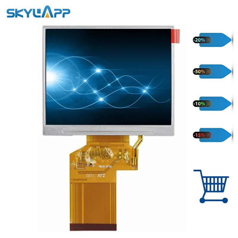 

Skylarpu 3.5 inch HD TFT LCD display for Satlink WS-6908 WS 6908 lcd panel satellite Finder Meter (without touch) Free shipping