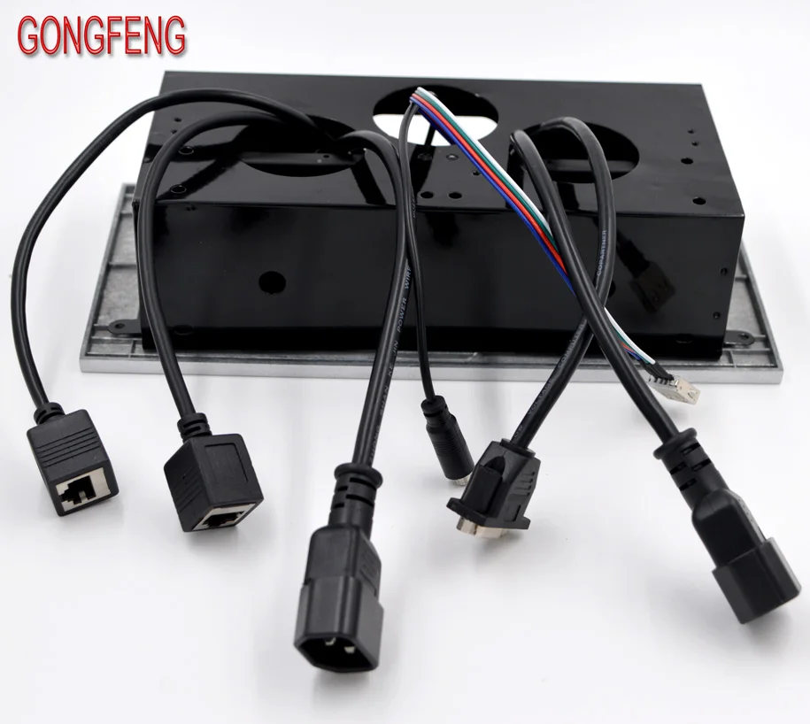 tomada de mesa com painel aluminio 04