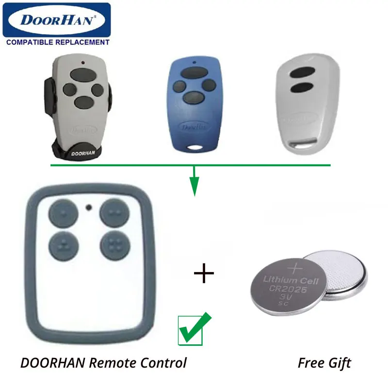 

NICE FAAC DOORHAN TRANSMITTER 4 Gate Door Opener Control Clone ,Duplicator