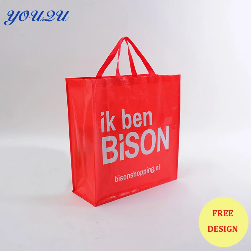 2017 lead free pp woven shopping bag pp woven lamination bag Low price and escrow acceptin