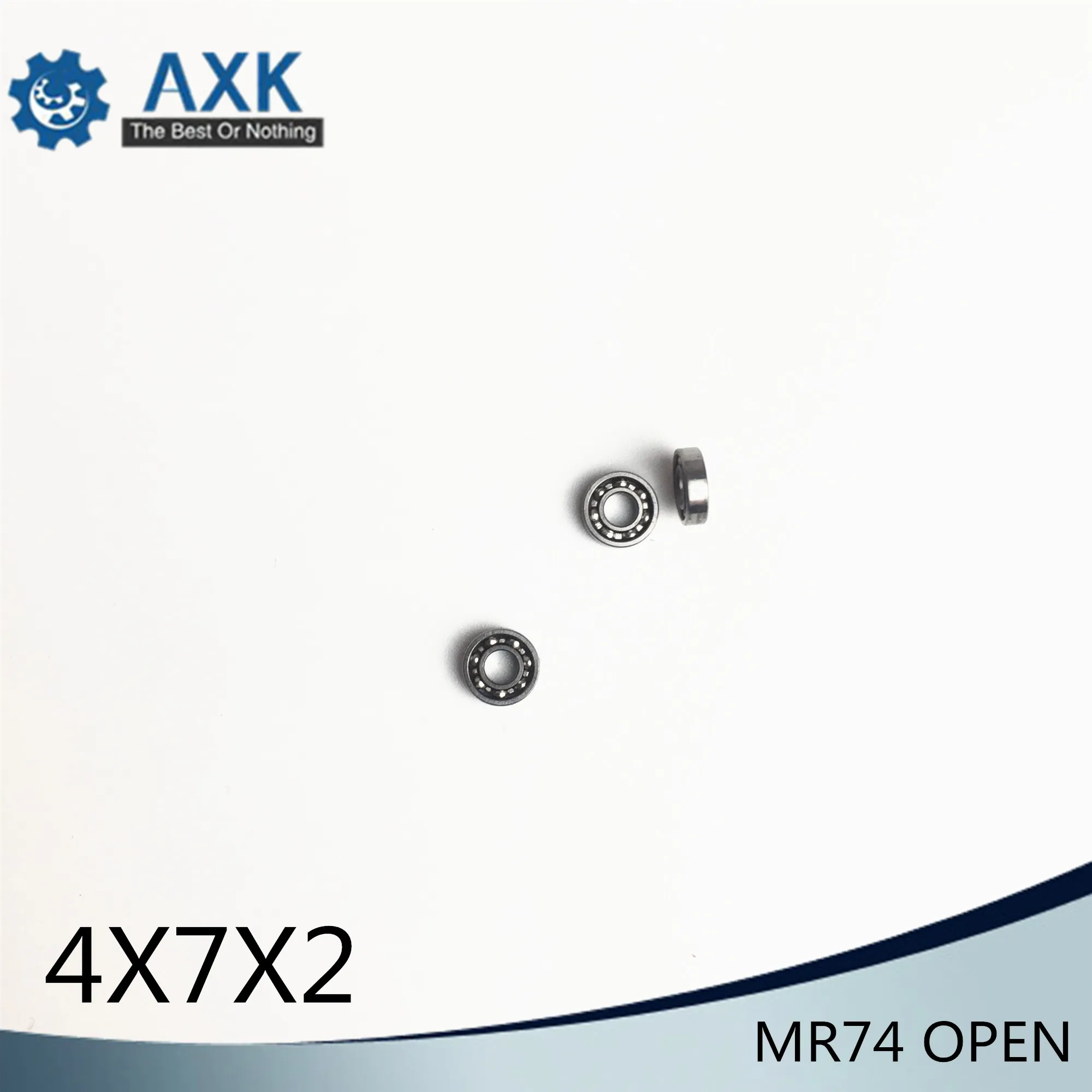 MR74 открытый подшипник 4*7*2 мм(10 шт.) ABEC-1 миниатюрные высокоточные MR74 открытый шарикоподшипники