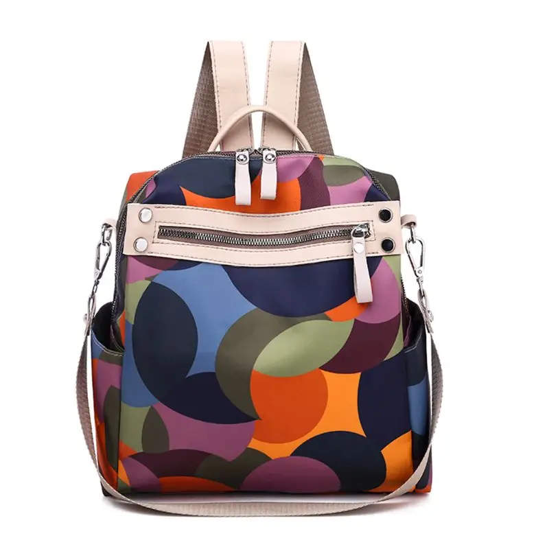 

Fashion Quality New Women Backpack Waterproof Fashion Bag Lightweight School Nylon Anti-theft Shoulder Bags