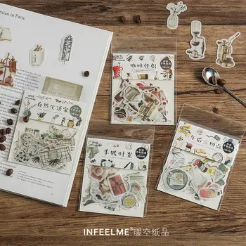 

Cute Vintage Life Hand-painted Sticky Note Memo Pad Post Note Office Planner Deco Sticker Paper Stationery School Supplies