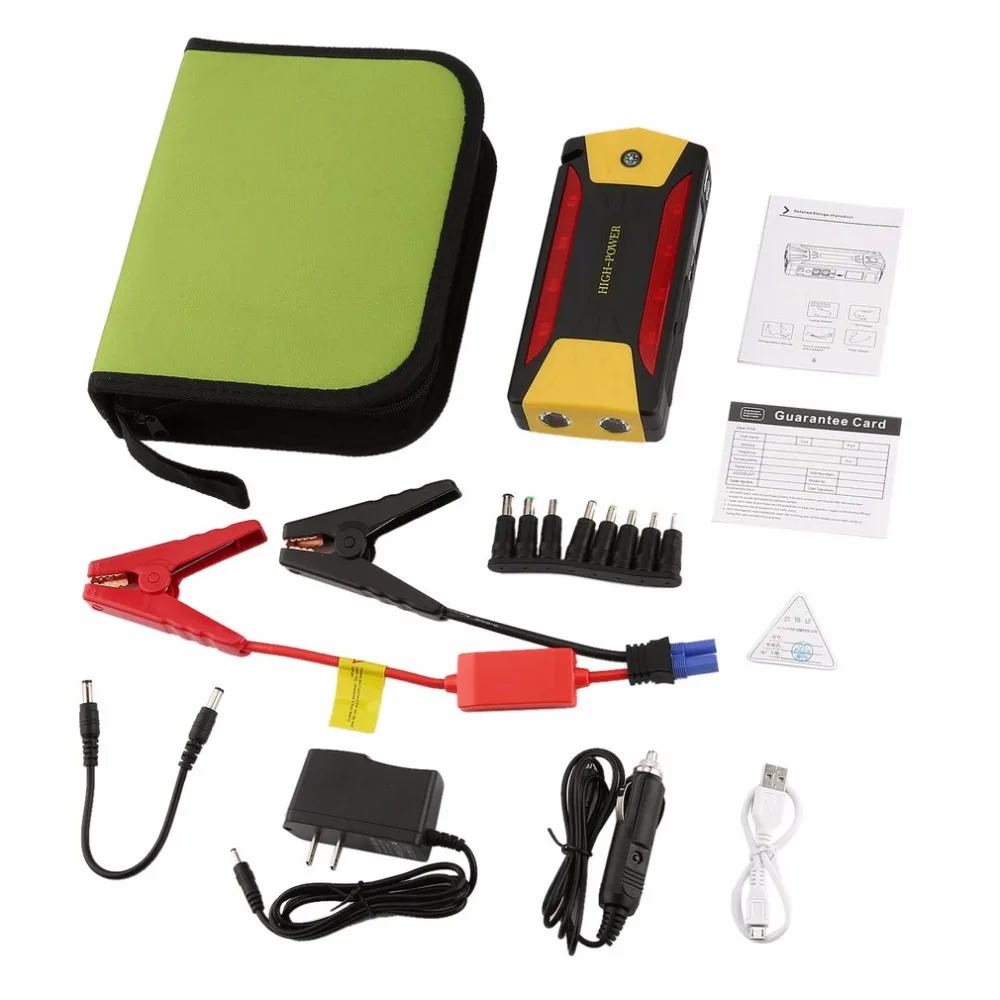 Multifunctional 82800mAh Large Capacity Portable Vehicle Power Car Jump Starter Mini Emergency Booster Power Bank BLY-16