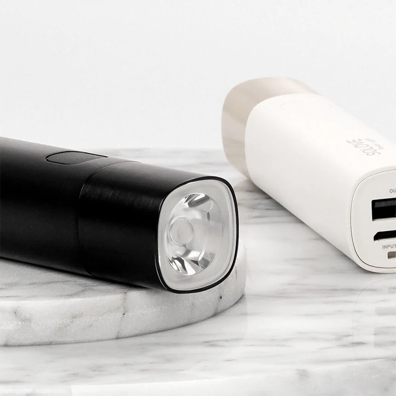 Светодиодный мини фонарик Xiaomi SOLOVE X3 перезаряжаемый с зарядкой от USB 3000