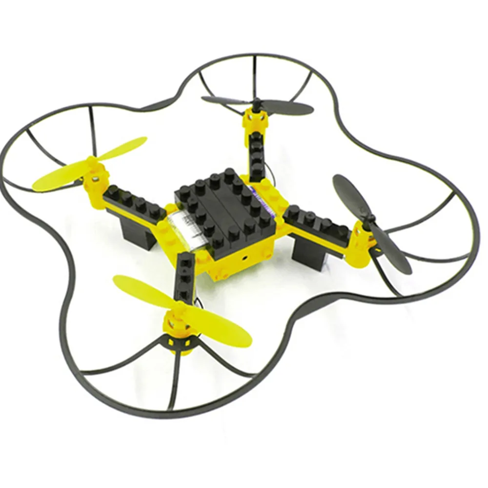 Flytec T11 DIY строительный блок RC Квадрокоптер 3D флип Безголовый режим Мультикоптер мини кирпичи Карманный Дрон подарок игрушки для детей