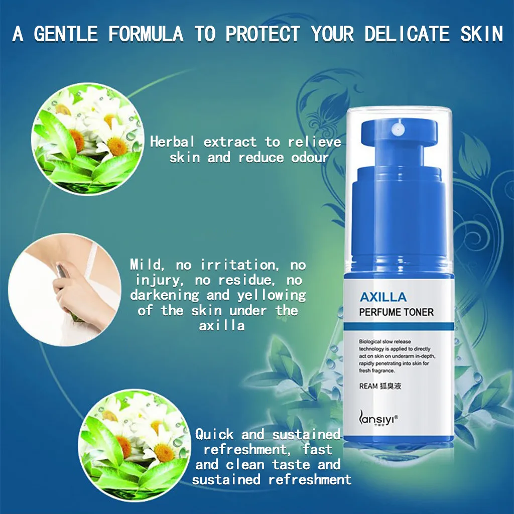 

Female Armpit Deodorant Body Freshener Sweat Smell Odor Removal Spray Purification Taste Dew Male Body Odor Spray