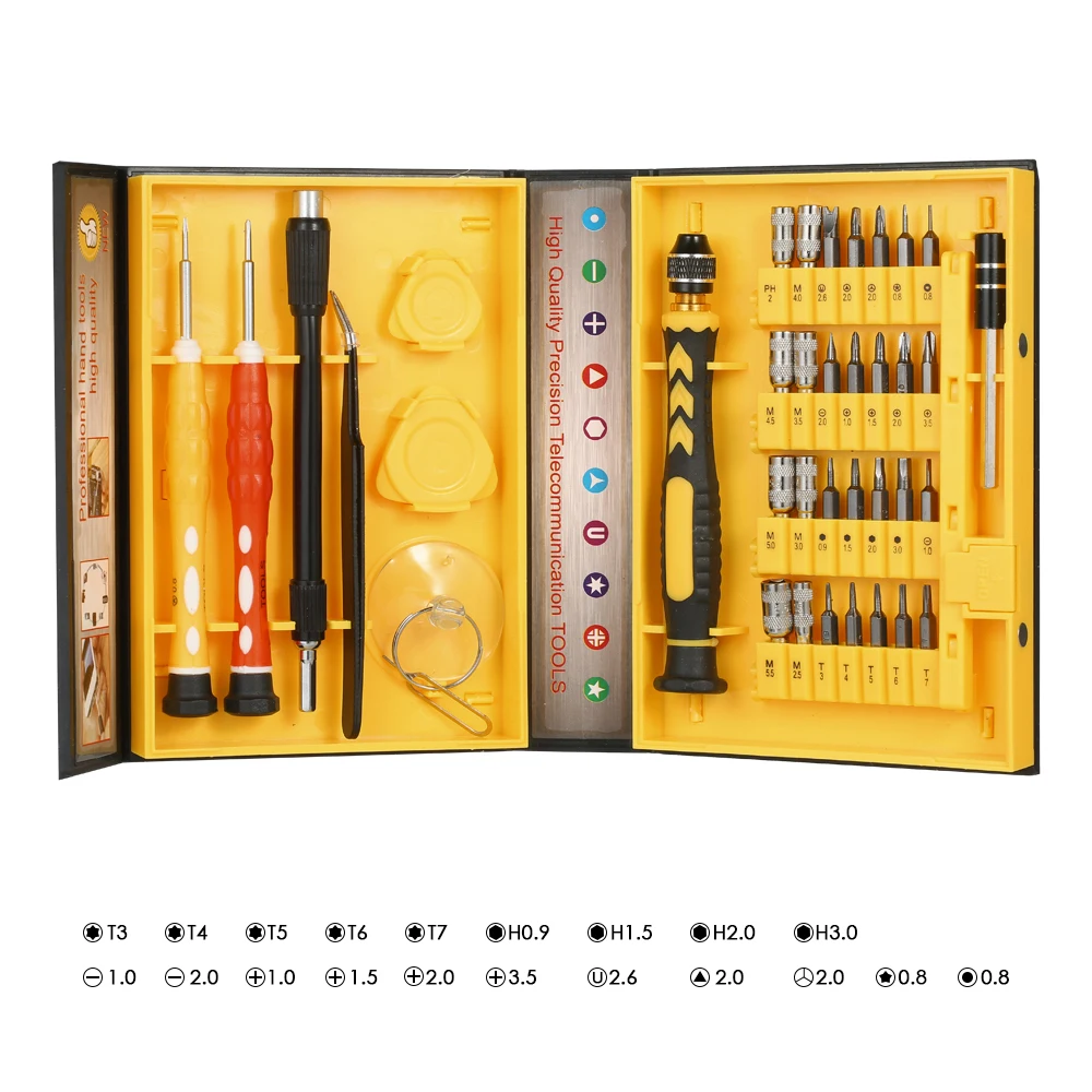 KKmoon 38 in 1 Screwdriver Set multipurpose phone Opening Repair Tool