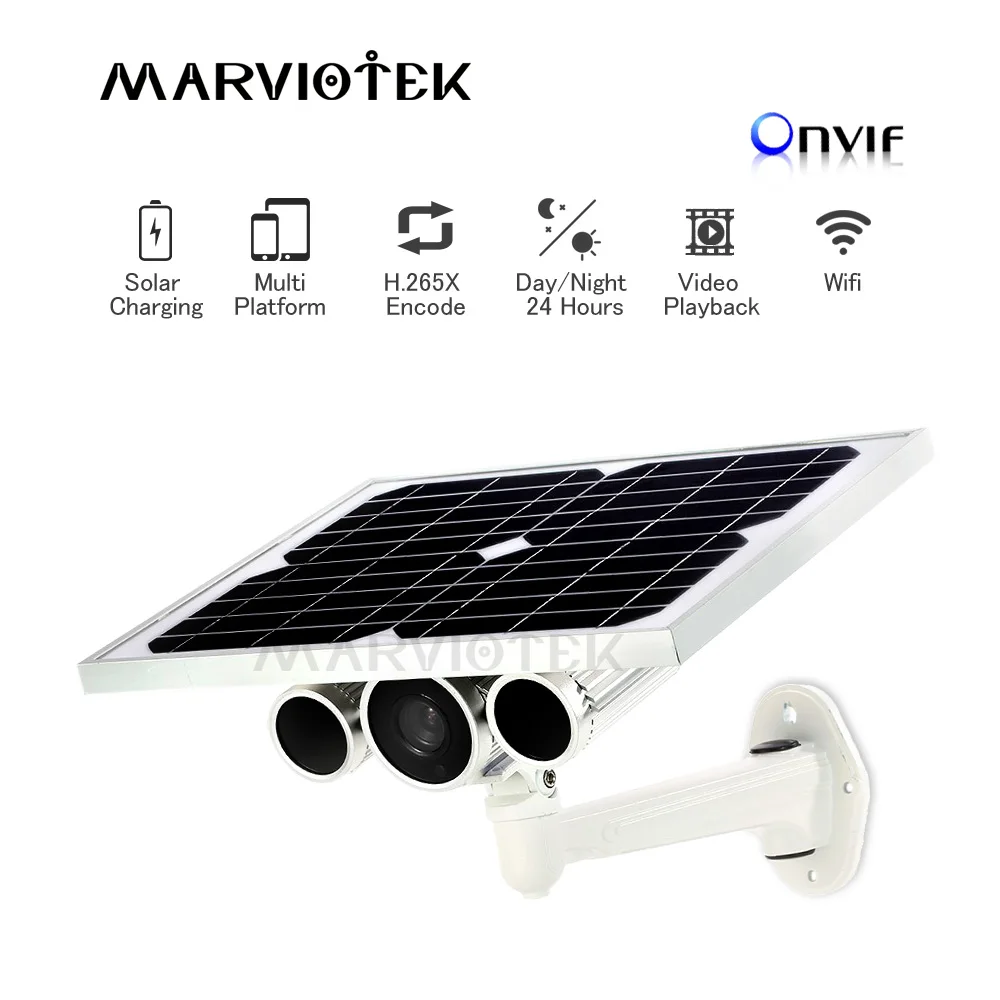 Ip камера Wifi 4G LTE беспроводная сеть 1080P Солнечная энергия наблюдения встроенный