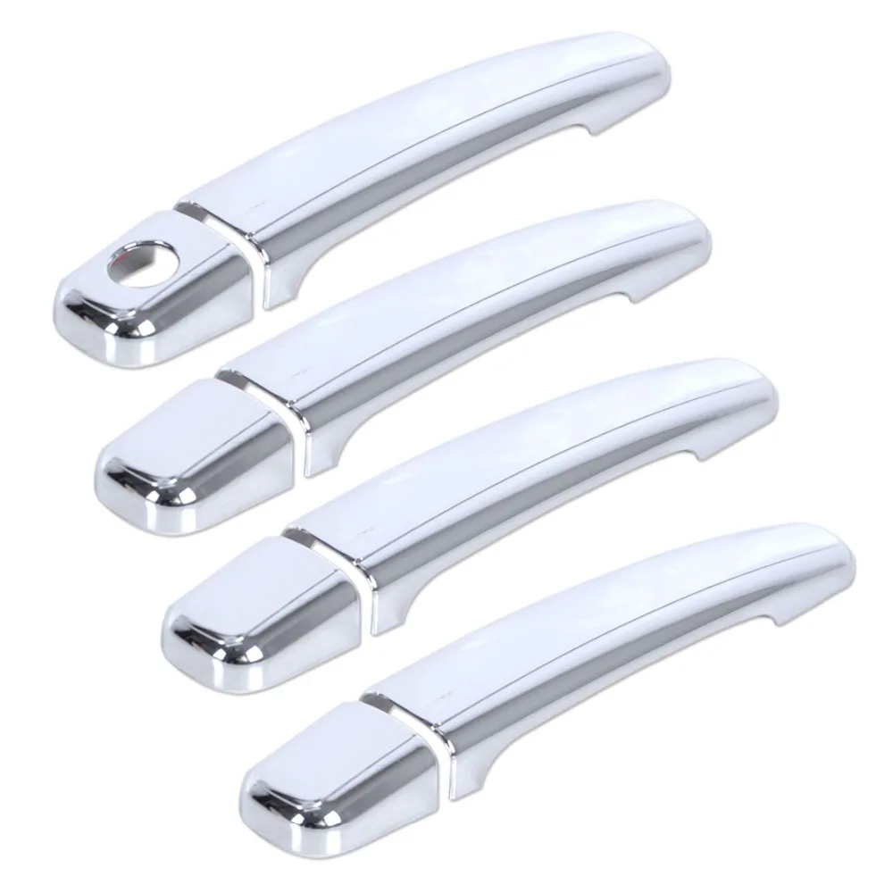 

CITALL New Car Exterior Decor Stylings Chrome Door Handle Cover Trim for Peugeot 307 Citroen C2 2000 2001 - 2005 2006 2007 2008
