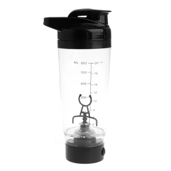 

600ml Protein Shaker Plastic Water Bottle Sports Detachable Vortex Mixer Cup