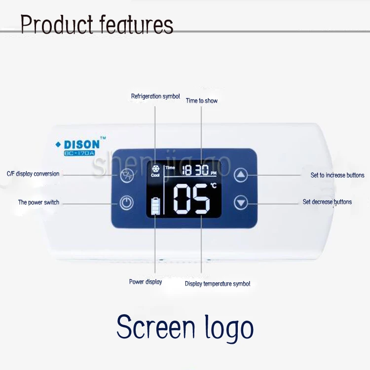 Инсулин медицинский холодильник/небольшой холодильник портативный холодильник, холодильная установка BC-170A