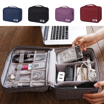 

New travel digital storage bag multi-function data line charger finishing package