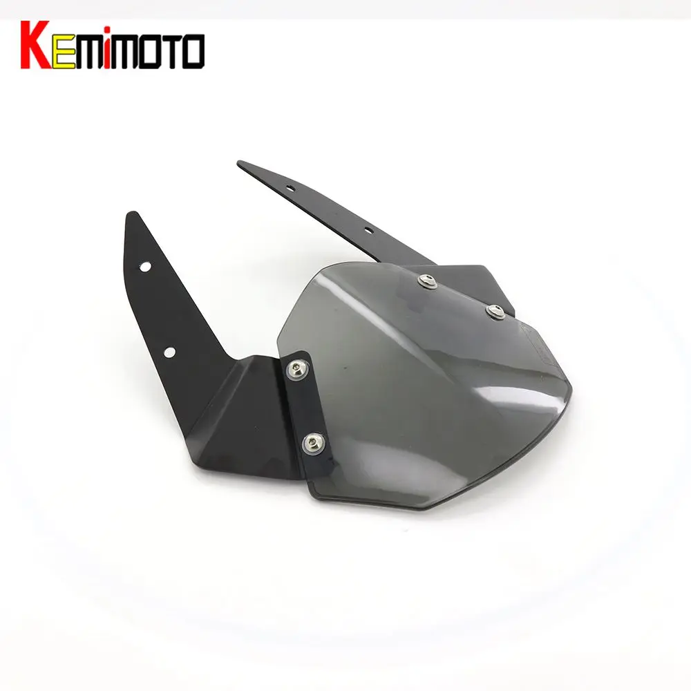 

KEMiMOTO windscreen windshield for kawasaki Z800 z 800 for kawasaki 2013 2014 2015 2016 motorcycle accessories parts smoke
