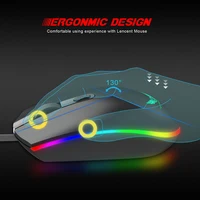 מחשב נייד ZERODATE RGB Pro Gaming Mouse 4 לחצן USB אופטי RGB Wired עכבר מחשב גיימר עכברים משחק העכבר לקבלת מחשב נייד (5)