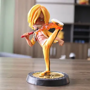 

Anime Figure One Piece Chinese Kung Fu Version Sanji tony chopper Action Figure 1/8 scale painted PVC Toy Brinquedos Model Gift