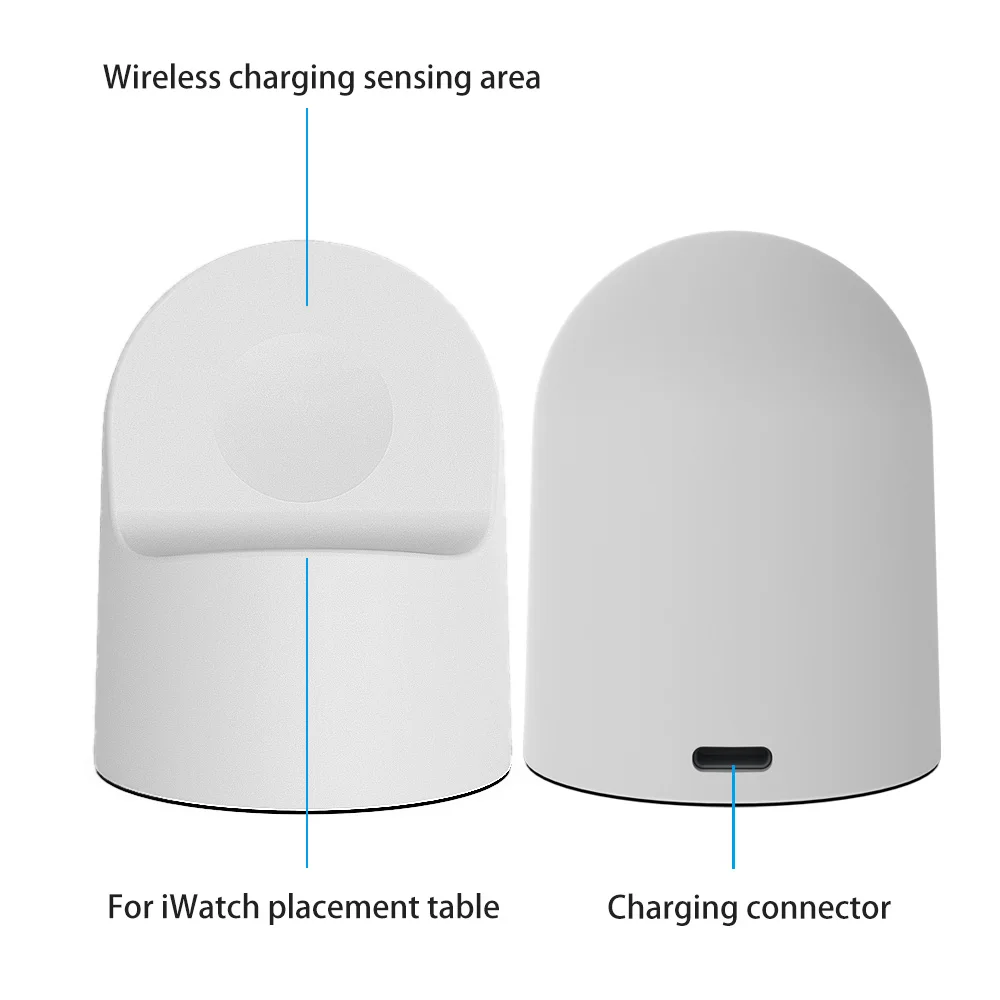Протефеуиль Qi Беспроводная зарядная станция Док держатель для Apple Watch Series 3 2 Chargeur