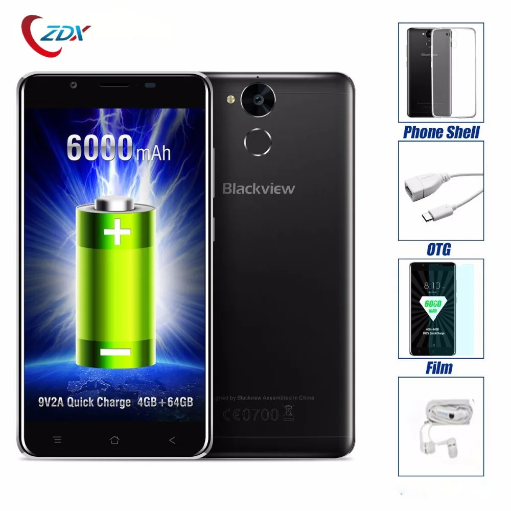 bilder für Blackview p2 smartphone 5,5 "FHD 6000 mAh MTK6750T Octa-core 4G RAM 64G ROM Fingerprint ID 8MP + 13MP Kamera 4G Handy bilder für Blackview p2 smartphone 5,5 "FHD 6000 mAh MTK6750T Octa-core 4G RAM 64G ROM Fingerprint ID 8MP + 13MP Kamera 4G Handy