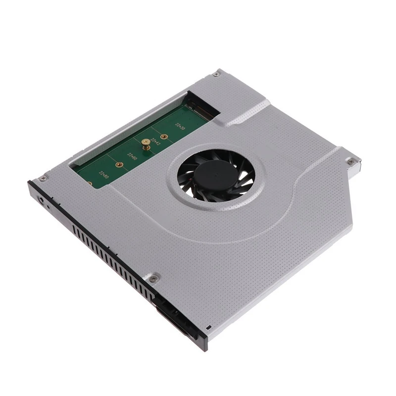 

New Laptop Internal Cooling Fan Inner CPU Cooler Radiator 2nd M2 M.2 NGFF SSD Caddy Solid State Hard Disk Enclosure Adapter 9.