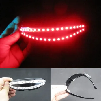 

Hot Sell 4 colors LED Glasses DJ Nightclub Glasses for Hot Dance Party Christmas Decor LED Glow Glasses Laser Show Perform Prop