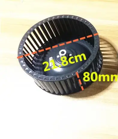 Description Picture 3 of itemRange Hood Parts Impeller Wind Blade 21.5*8CM With Central Hole 1cm