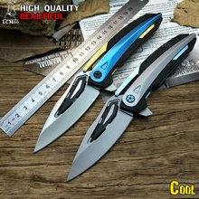 LCM66 tactical Folding knife Cold G10 handle Camping Steel Outdoor Survival Knives Hunting Tools Very Sharp