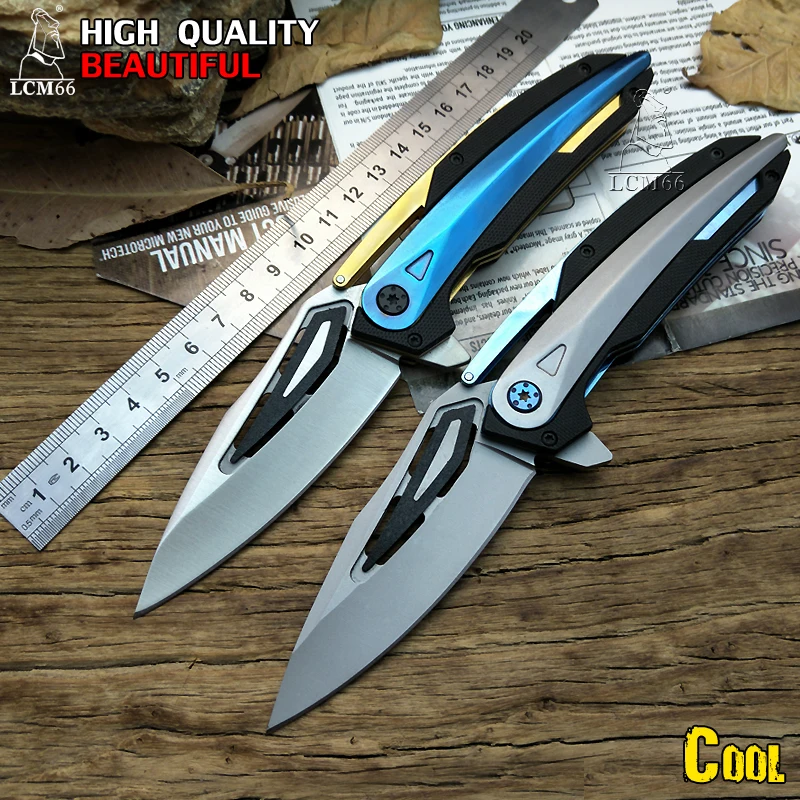 LCM66 tactical Folding knife Cold Steel G10 handle Camping Outdoor Survival Knives Hunting Tools Very Sharp