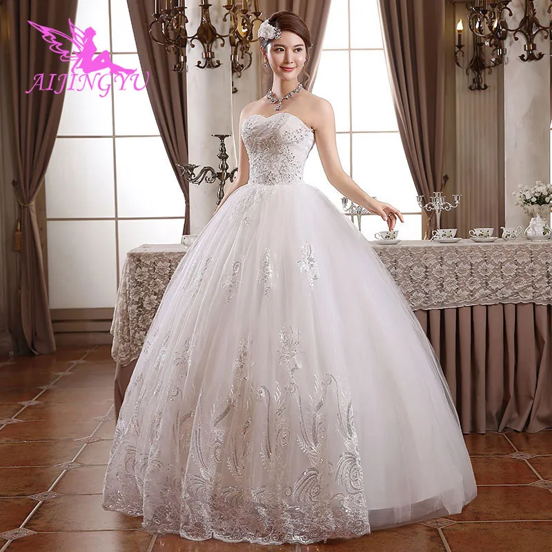 

AIJINGYU dresses lot luxury wedding dress plus size WU225