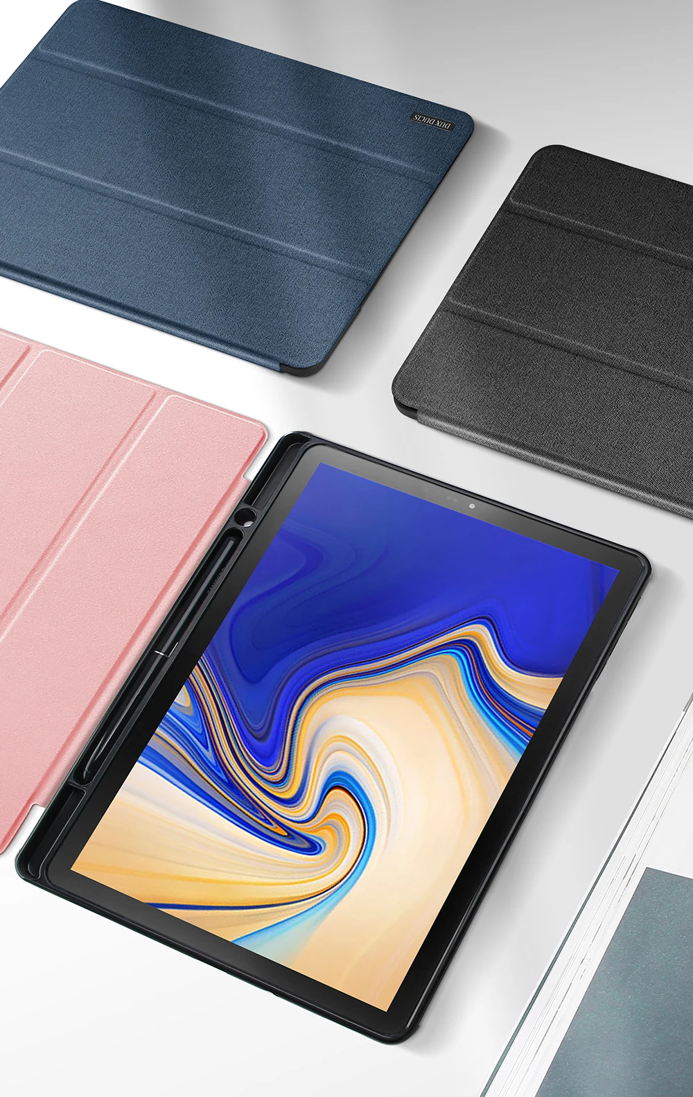 Флип-чехол для samsung TAB S4 10,5 SM-T830 SM-T835 S6 S5E 10,5 SPen держатель слот защитная Подставка Авто спящий чехол планшет сумка