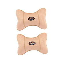 2 шт. Автомобильная подушка для шеи дышащая подушка для подголовника автомобиля подушка для поддержки шеи Подушка для автомобильного подголовника(черная) A20