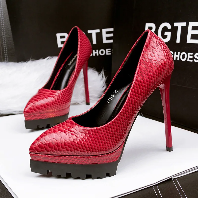 cute red heels for cheap