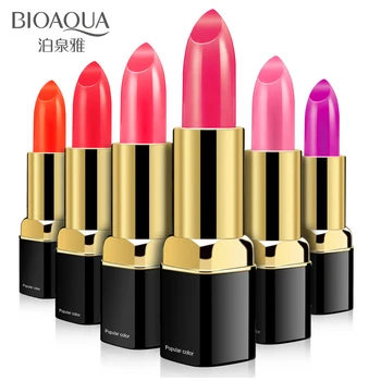 

BIOAQUA Waterproof lipstick Long Lasting Nude makeup lipstick Moisturizing Lip Gloss Kiss of charm Makeup Lips Tool